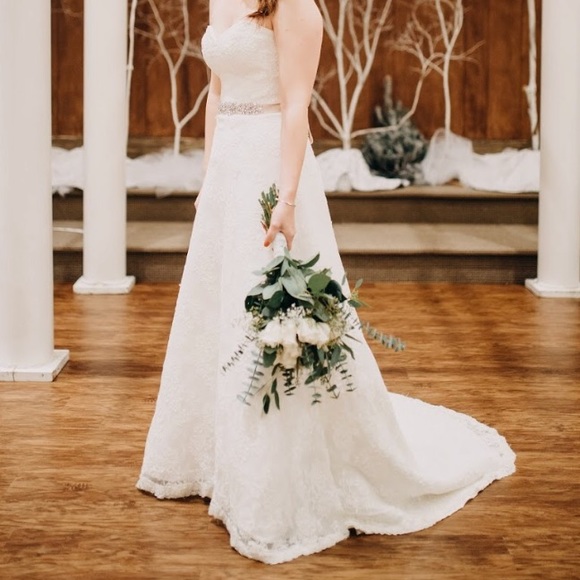 Justin Alexander Wedding Dress - street size 4 - Picture 2 of 8